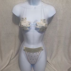 Cross top exotic dancewear